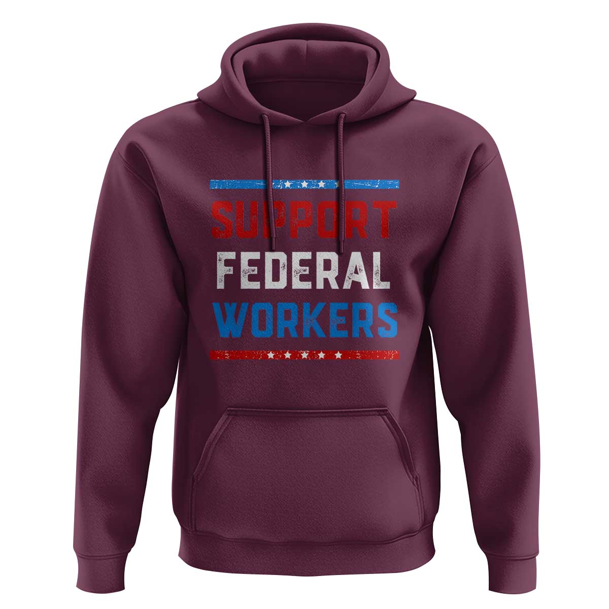 Support Federal Workers Hoodie Patriotic Protect Defend Employee Solidarity