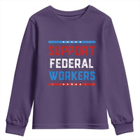 Support Federal Workers Youth Sweatshirt Patriotic Protect Defend Employee Solidarity