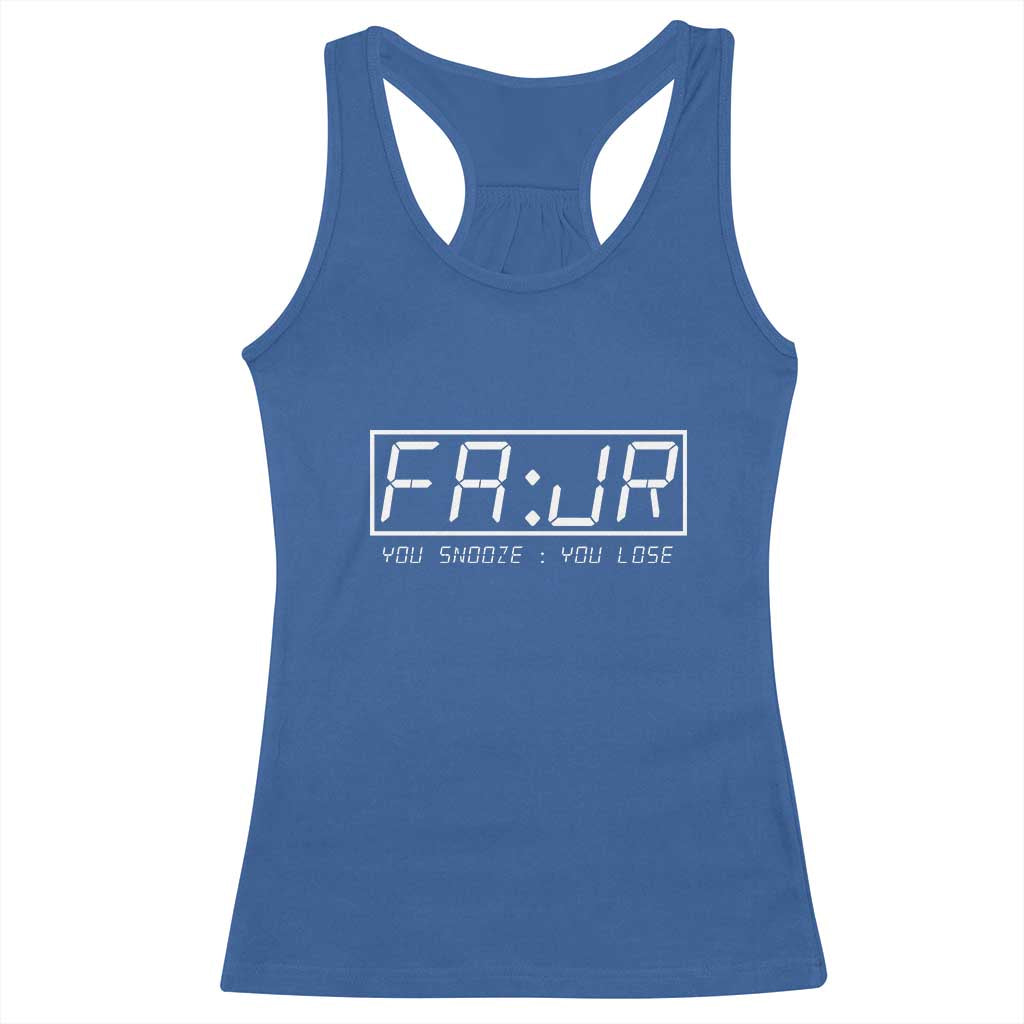Fajr Time Muslim Racerback Tank Top Ramadan Mubarak Kareem