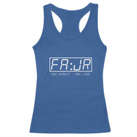 Fajr Time Muslim Racerback Tank Top Ramadan Mubarak Kareem