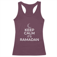 Keep Calm It's Ramadan Racerback Tank Top Kareem Eid Mubarek Islamic Muslims
