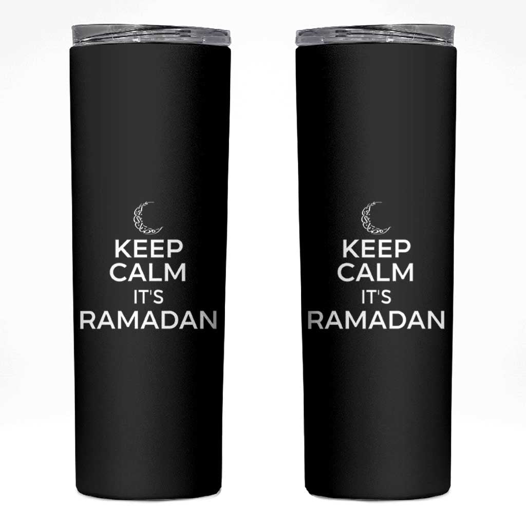 Keep Calm It's Ramadan Skinny Tumbler Kareem Eid Mubarek Islamic Muslims