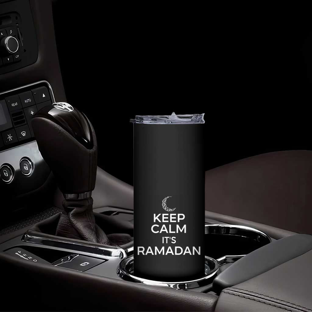 Keep Calm It's Ramadan Skinny Tumbler Kareem Eid Mubarek Islamic Muslims