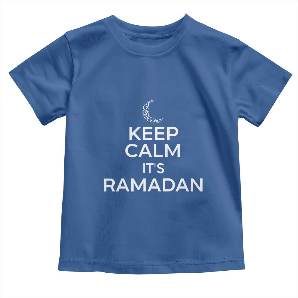 Keep Calm It's Ramadan Toddler T Shirt Kareem Eid Mubarek Islamic Muslims