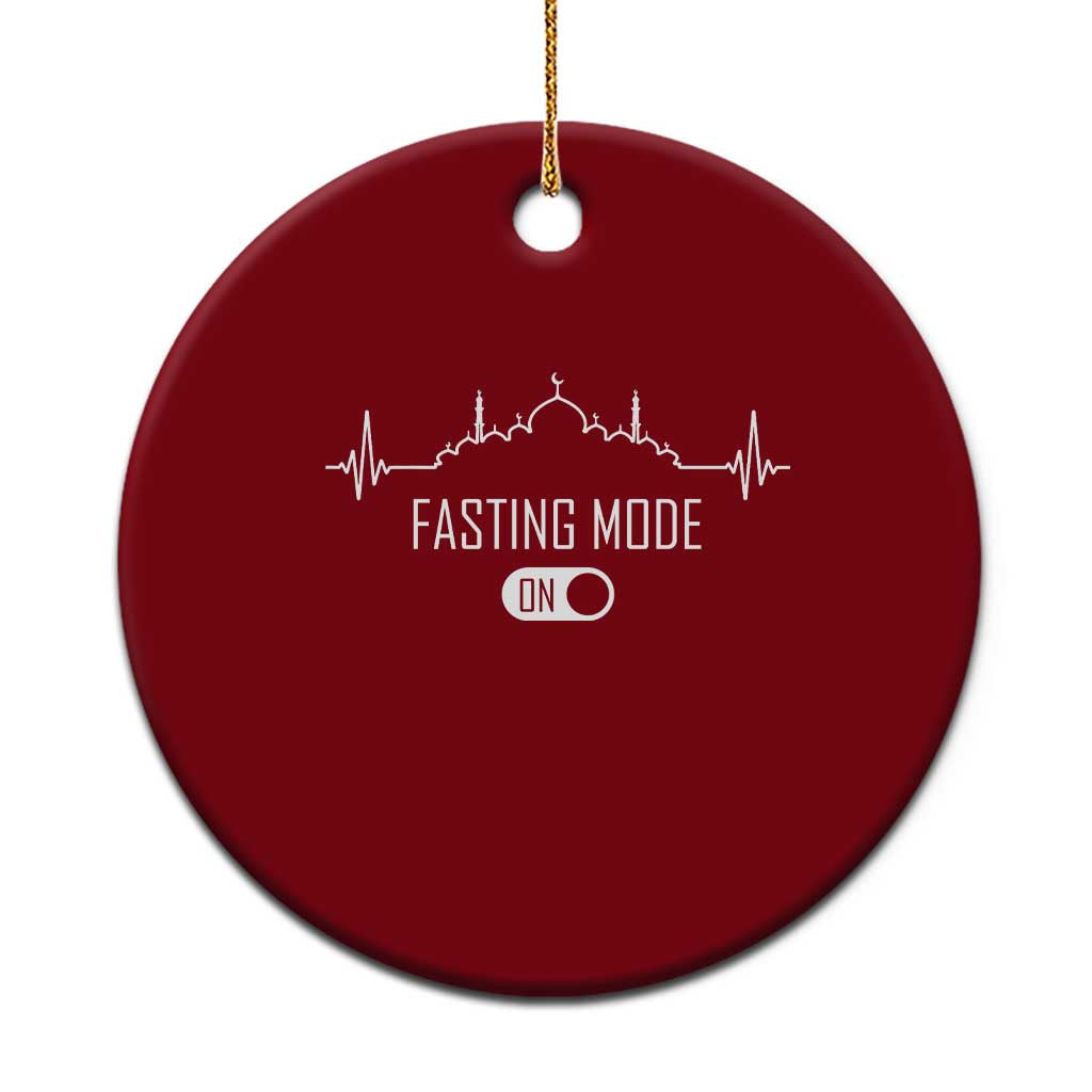 Happy Ramadan Islamic Ceramic Ornament Fasting Mode Is On Muslim - Wonder Print Shop