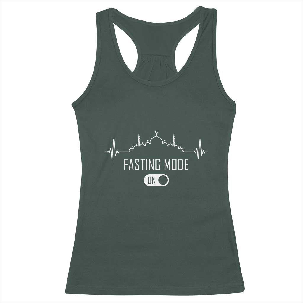 Happy Ramadan Islamic Racerback Tank Top Fasting Mode Is On Muslim