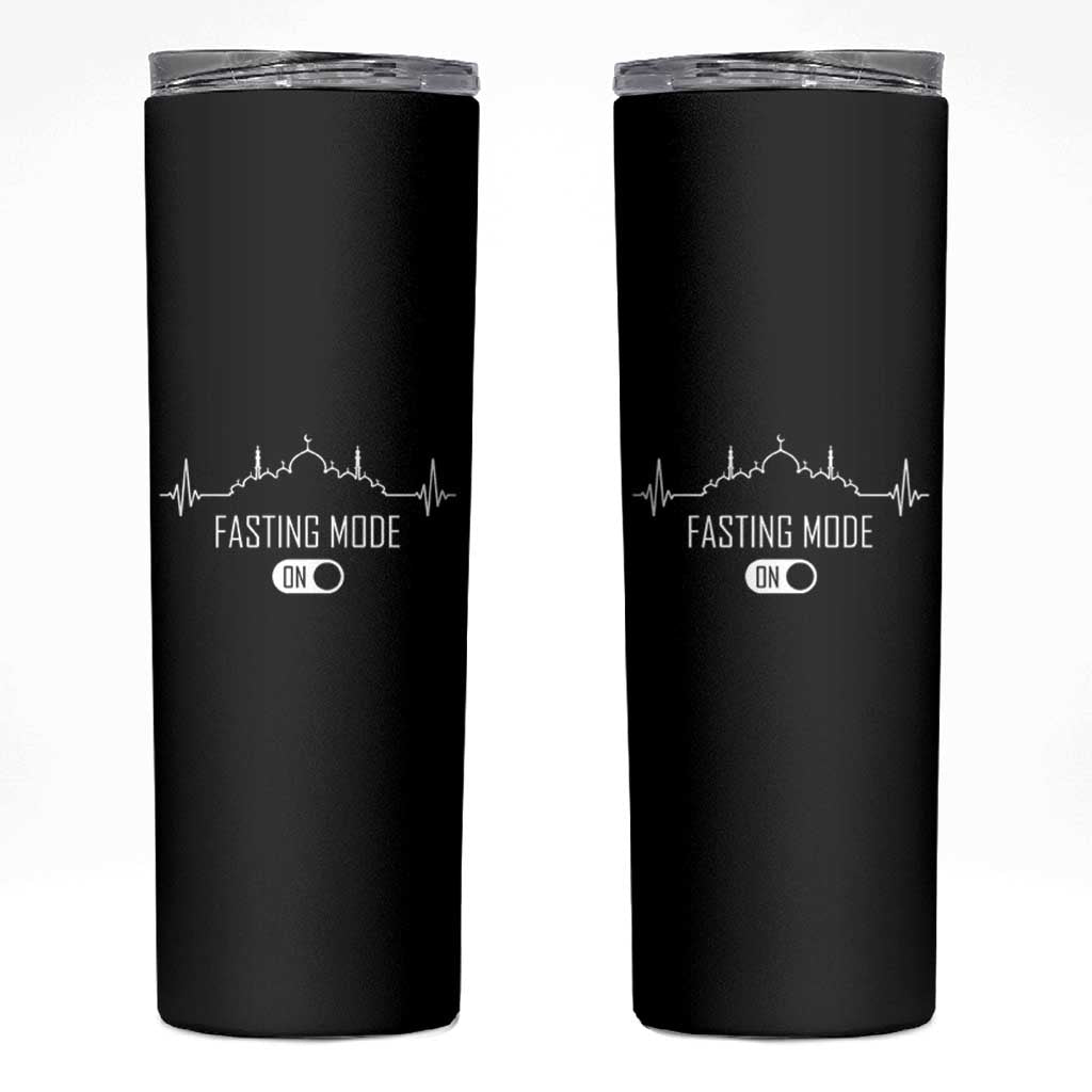 Happy Ramadan Islamic Skinny Tumbler Fasting Mode Is On Muslim