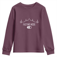Happy Ramadan Islamic Youth Sweatshirt Fasting Mode Is On Muslim