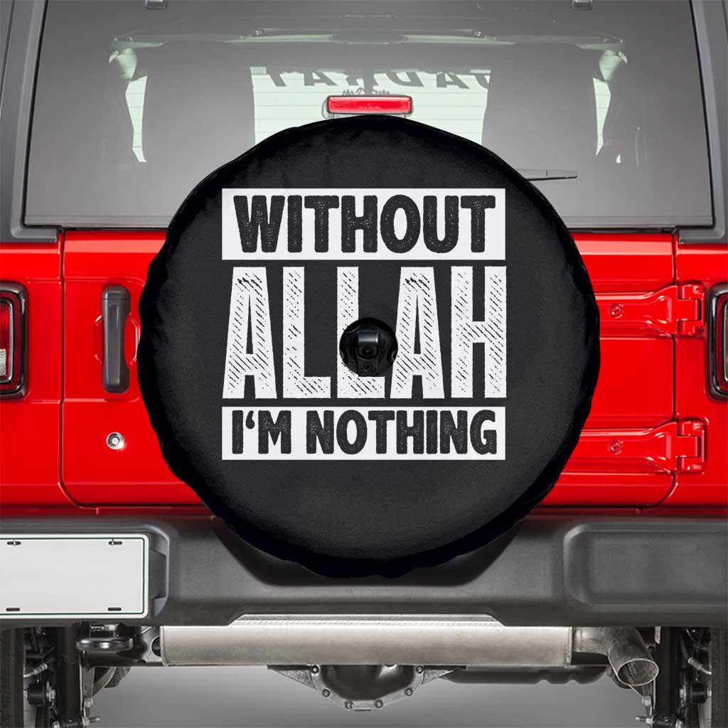 Islam Muslim Spare Tire Cover Without Allah I'm Nothing