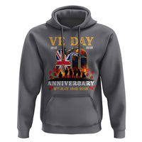 VE Day 80th Anniversary Hoodie 2025 Celebration Union Flag WWII Remembrance