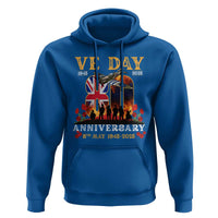 VE Day 80th Anniversary Hoodie 2025 Celebration Union Flag WWII Remembrance