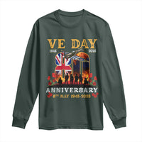 VE Day 80th Anniversary Long Sleeve Shirt 2025 Celebration Union Flag WWII Remembrance