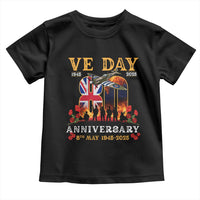 VE Day 80th Anniversary Toddler T Shirt 2025 Celebration Union Flag WWII Remembrance