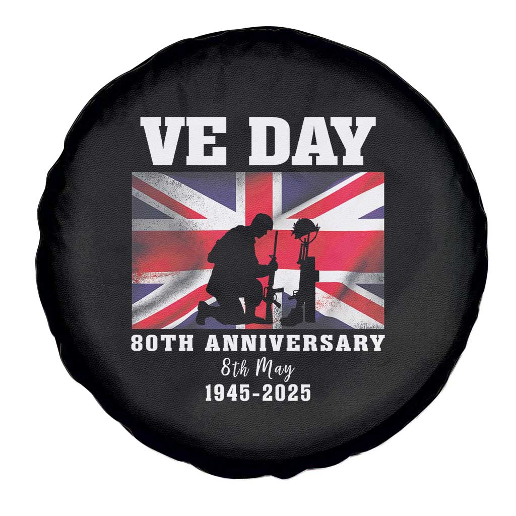 VE Day 80th Anniversary Spare Tire Cover Victory in Europe Union Flag WWII Remembrance