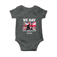 VE Day 80th Anniversary Baby Onesie Victory in Europe Union Flag WWII Remembrance