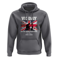 VE Day 80th Anniversary Hoodie Victory in Europe Union Flag WWII Remembrance