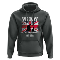 VE Day 80th Anniversary Hoodie Victory in Europe Union Flag WWII Remembrance
