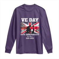 VE Day 80th Anniversary Long Sleeve Shirt Victory in Europe Union Flag WWII Remembrance