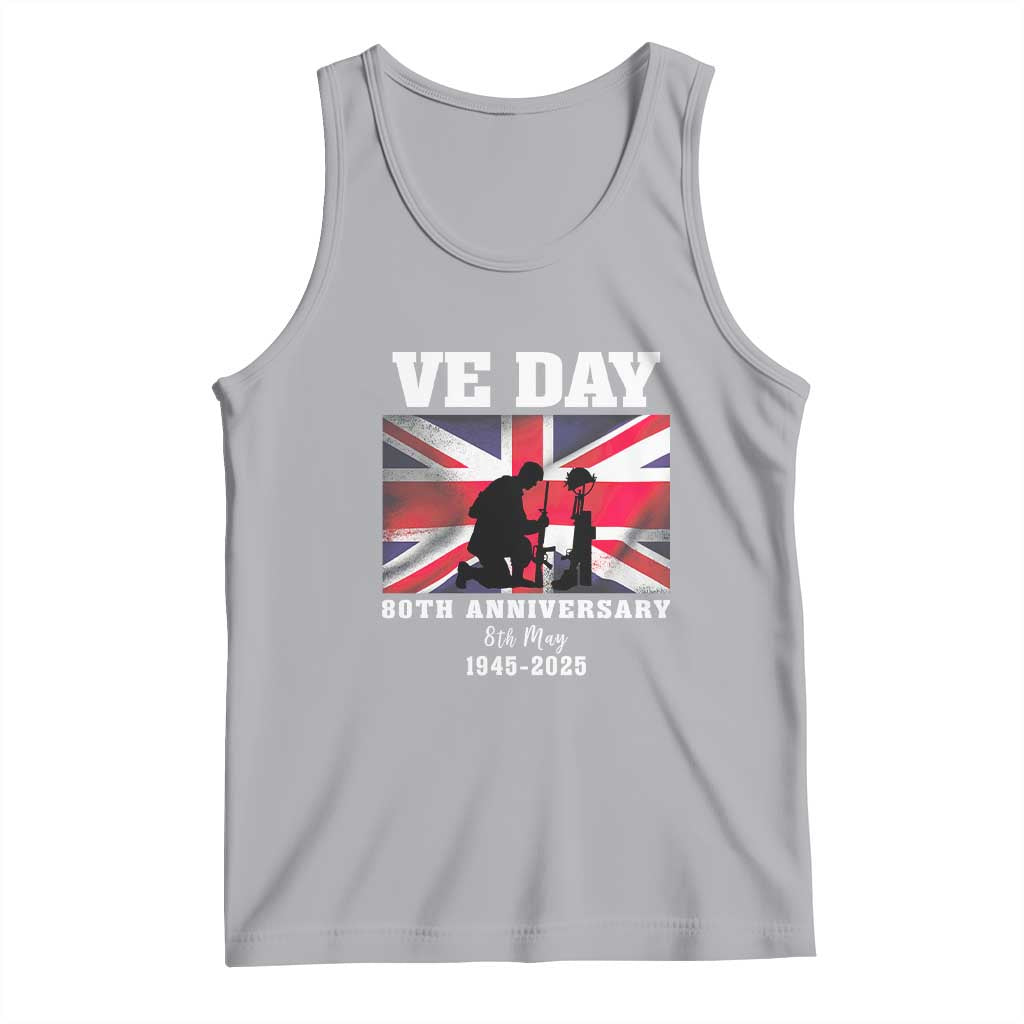 VE Day 80th Anniversary Tank Top Victory in Europe Union Flag WWII Remembrance