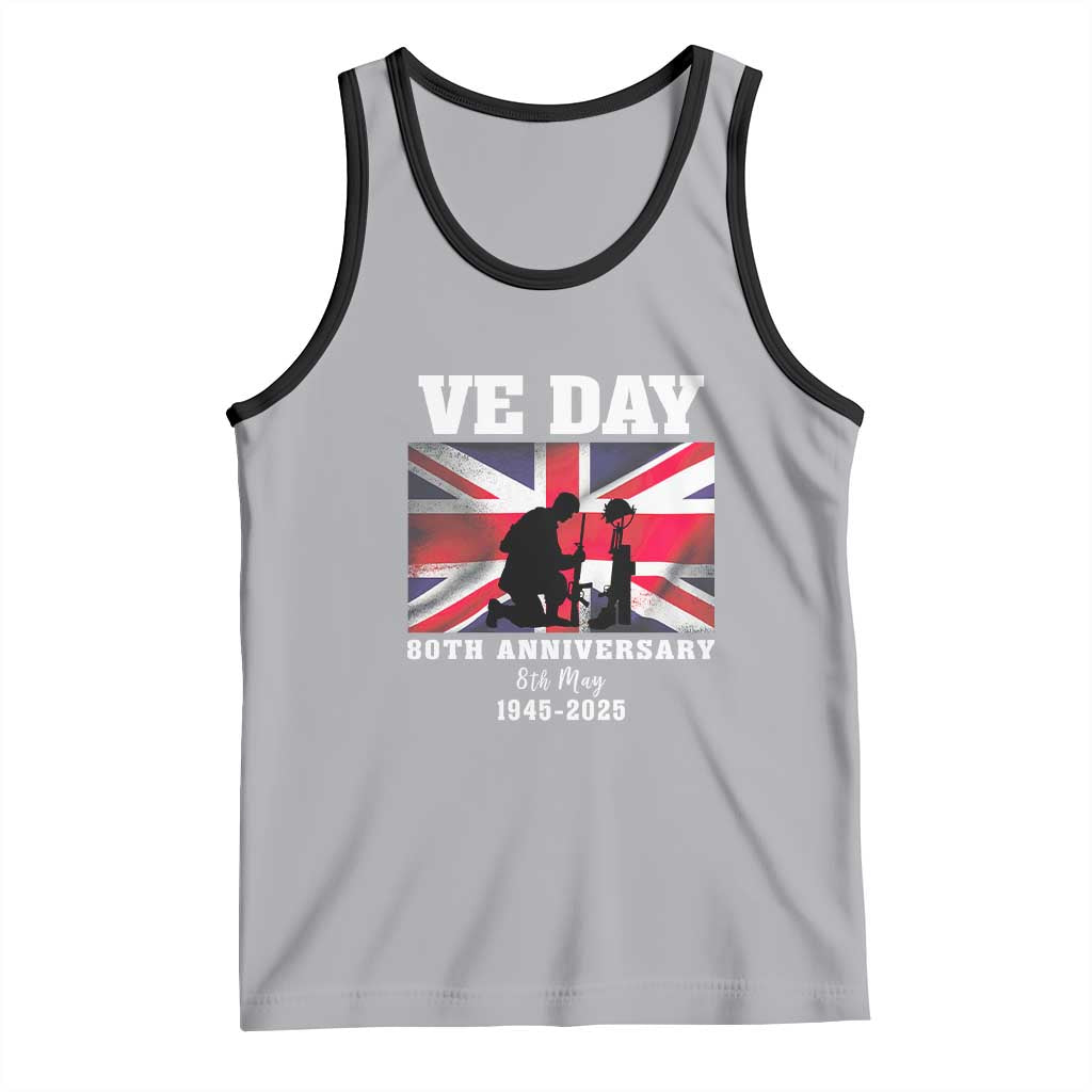 VE Day 80th Anniversary Tank Top Victory in Europe Union Flag WWII Remembrance