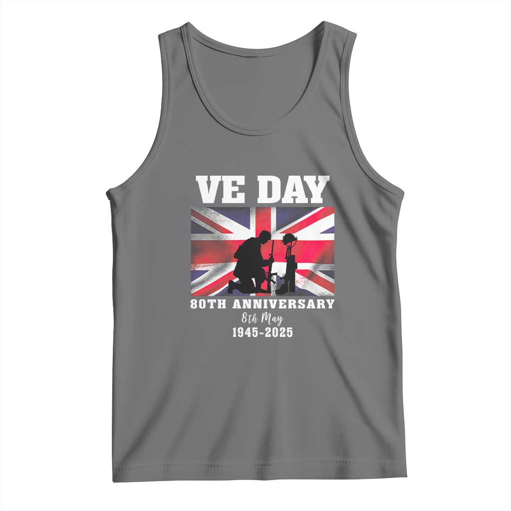 VE Day 80th Anniversary Tank Top Victory in Europe Union Flag WWII Remembrance