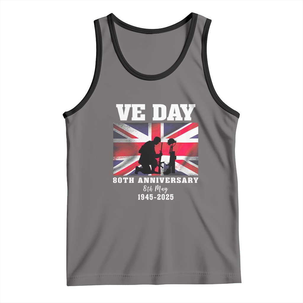 VE Day 80th Anniversary Tank Top Victory in Europe Union Flag WWII Remembrance