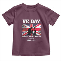 VE Day 80th Anniversary Toddler T Shirt Victory in Europe Union Flag WWII Remembrance