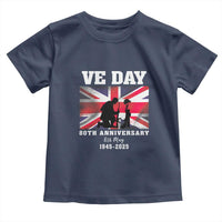 VE Day 80th Anniversary Toddler T Shirt Victory in Europe Union Flag WWII Remembrance