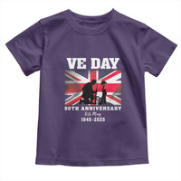 VE Day 80th Anniversary Toddler T Shirt Victory in Europe Union Flag WWII Remembrance