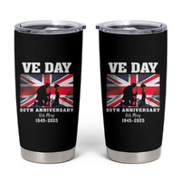 VE Day 80th Anniversary Tumbler Cup Victory in Europe Union Flag WWII Remembrance
