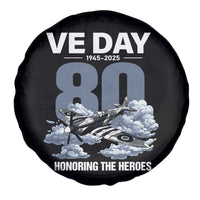 VE Day 80th Anniversary Spare Tire Cover 2025 Celebration WWII Remembrance Retro
