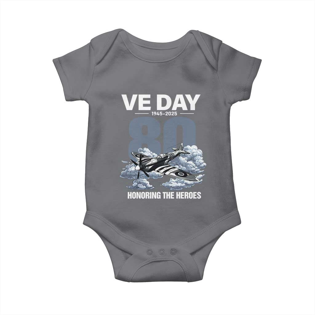 VE Day 80th Anniversary Baby Onesie 2025 Celebration WWII Remembrance Retro