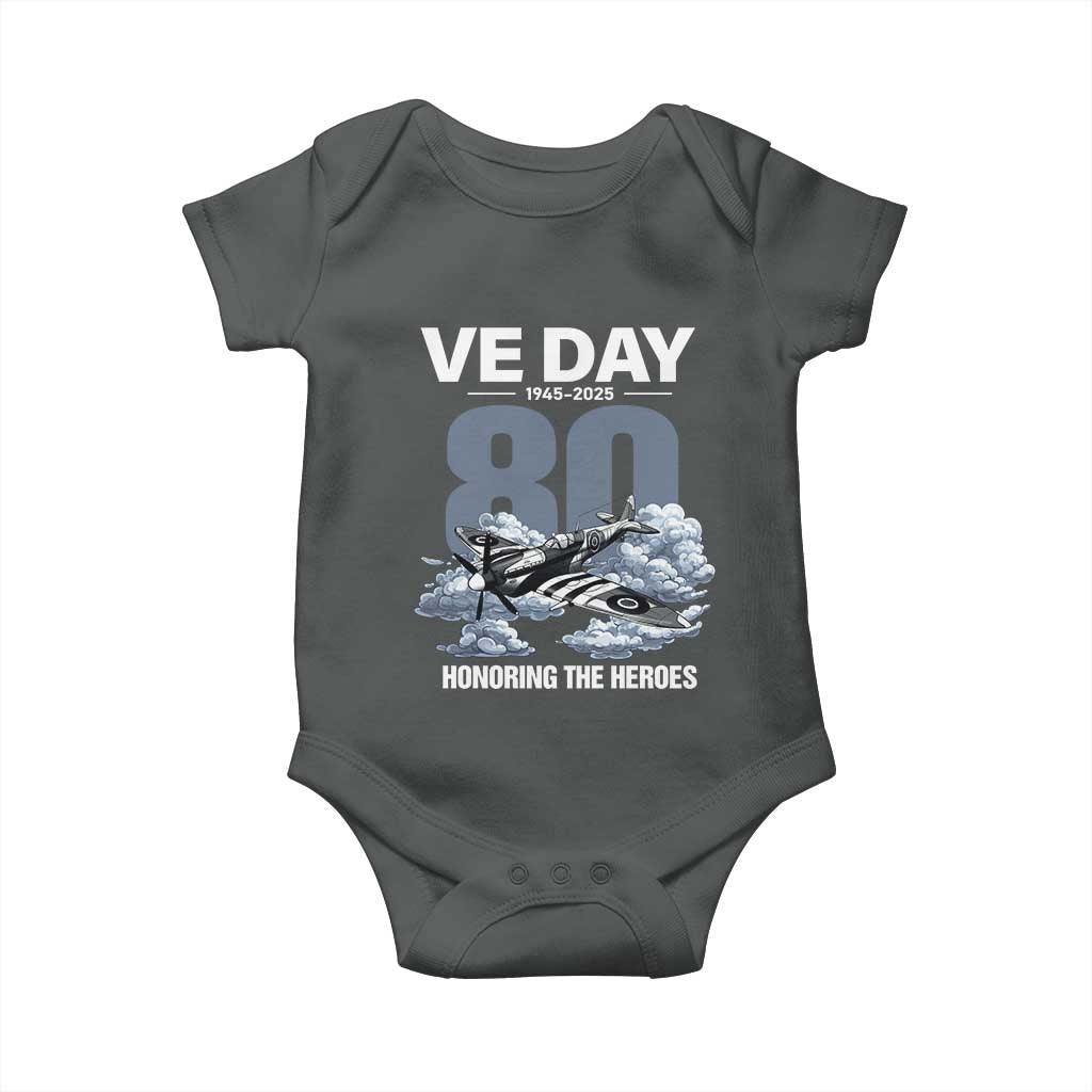 VE Day 80th Anniversary Baby Onesie 2025 Celebration WWII Remembrance Retro