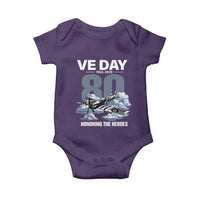 VE Day 80th Anniversary Baby Onesie 2025 Celebration WWII Remembrance Retro