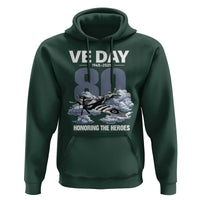VE Day 80th Anniversary Hoodie 2025 Celebration WWII Remembrance Retro