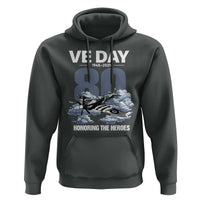 VE Day 80th Anniversary Hoodie 2025 Celebration WWII Remembrance Retro