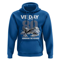 VE Day 80th Anniversary Hoodie 2025 Celebration WWII Remembrance Retro