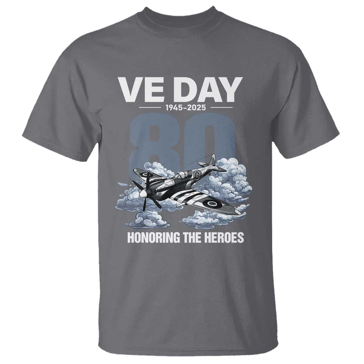 VE Day 80th Anniversary T Shirt 2025 Celebration WWII Remembrance Retro
