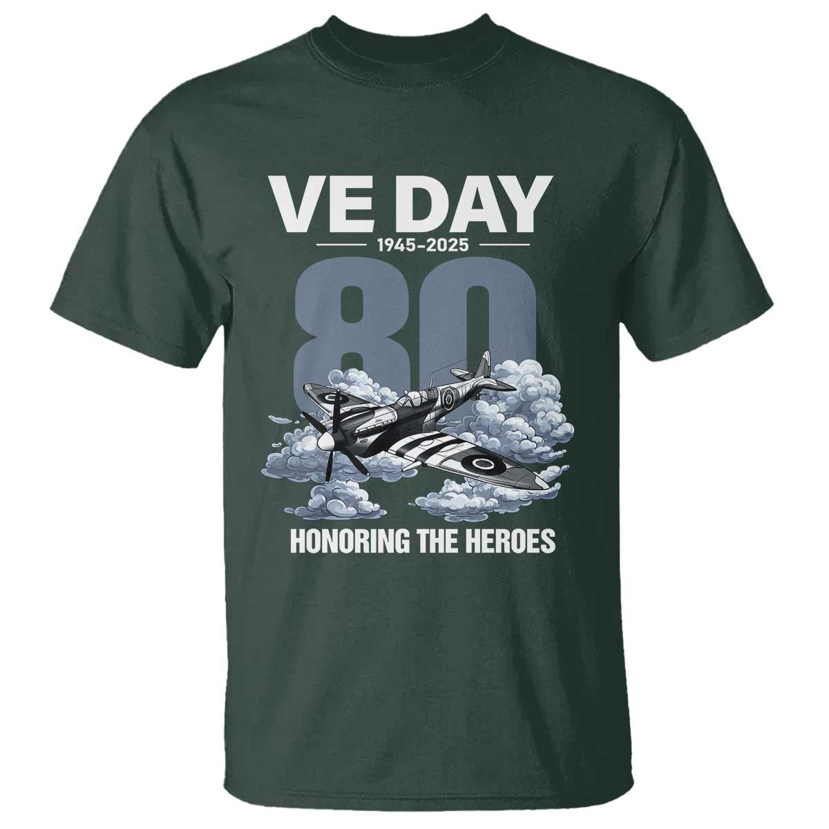 VE Day 80th Anniversary T Shirt 2025 Celebration WWII Remembrance Retro
