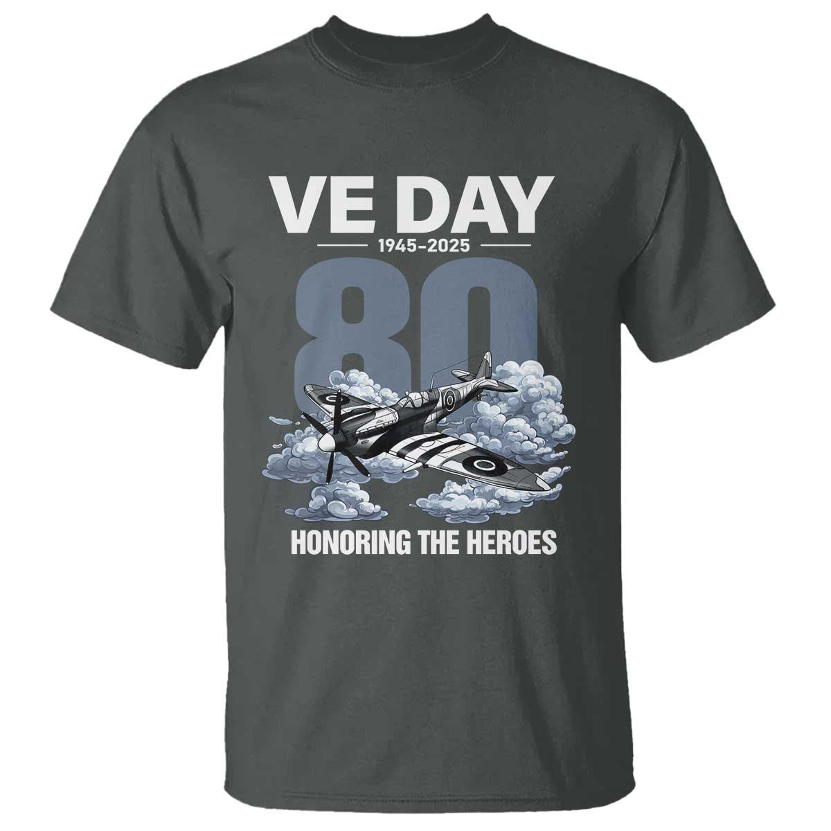 VE Day 80th Anniversary T Shirt 2025 Celebration WWII Remembrance Retro