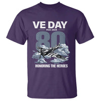 VE Day 80th Anniversary T Shirt 2025 Celebration WWII Remembrance Retro