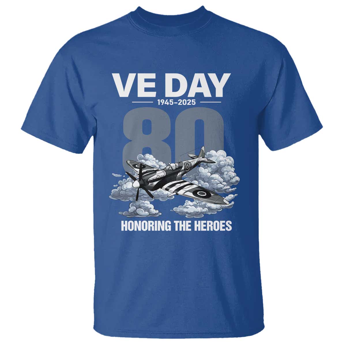 VE Day 80th Anniversary T Shirt 2025 Celebration WWII Remembrance Retro