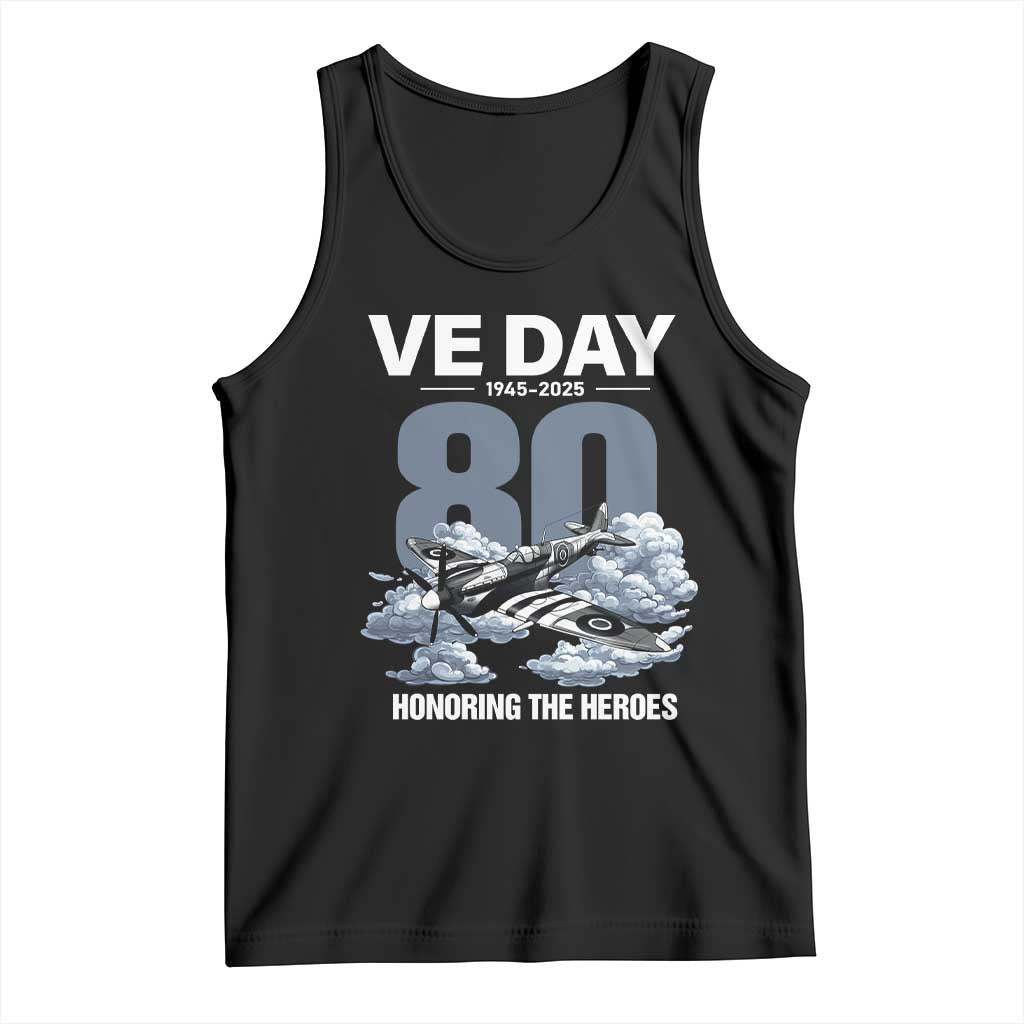 VE Day 80th Anniversary Tank Top 2025 Celebration WWII Remembrance Retro
