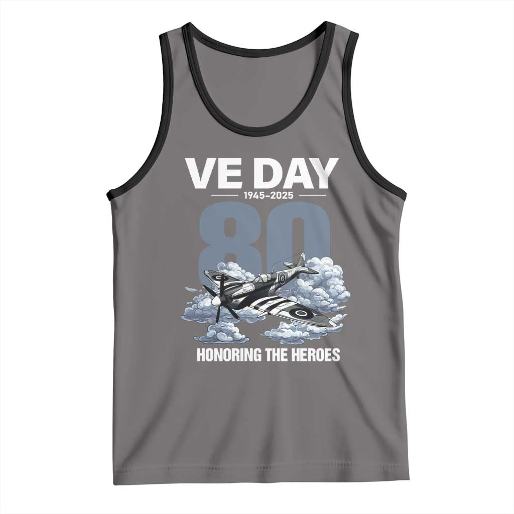 VE Day 80th Anniversary Tank Top 2025 Celebration WWII Remembrance Retro