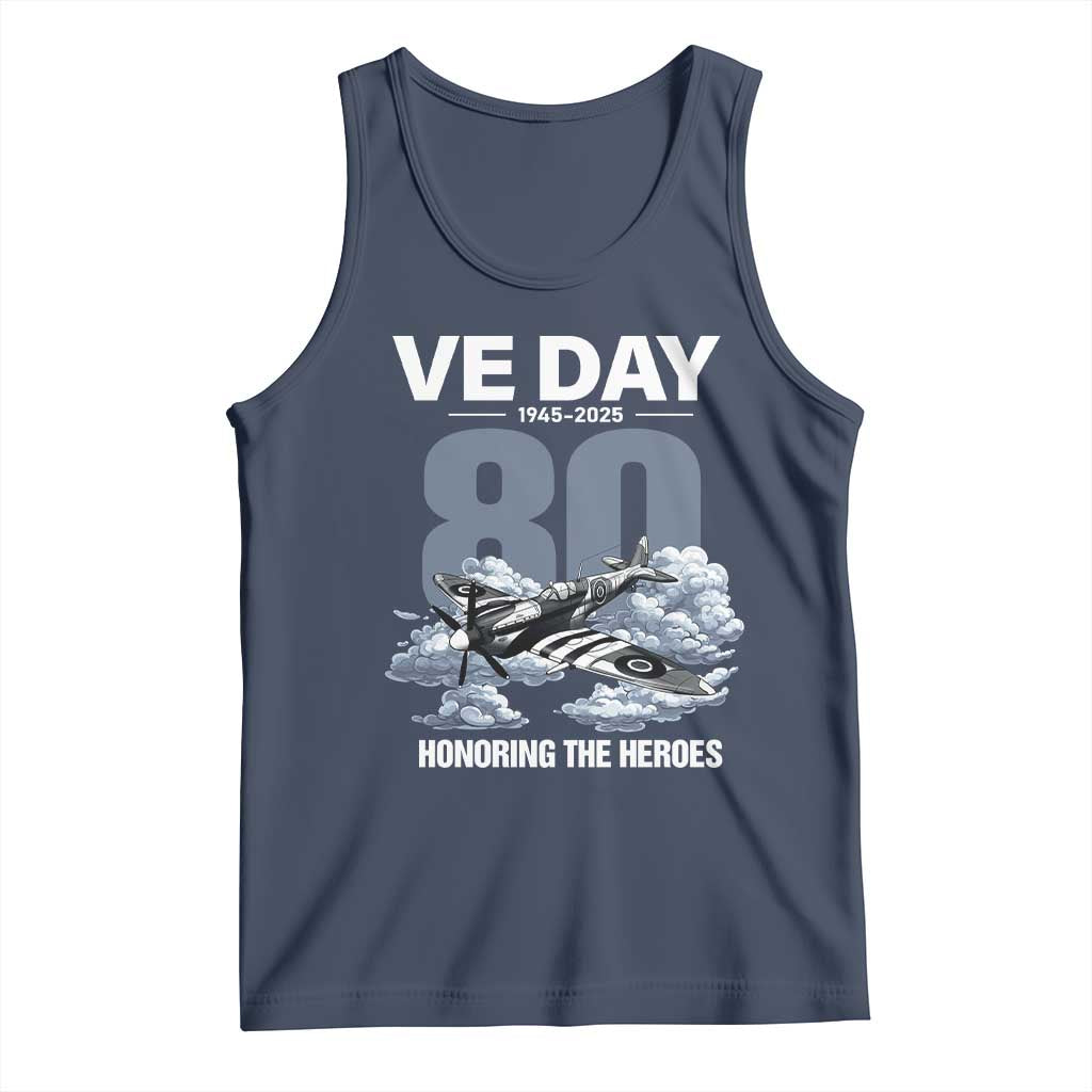 VE Day 80th Anniversary Tank Top 2025 Celebration WWII Remembrance Retro