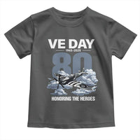 VE Day 80th Anniversary Toddler T Shirt 2025 Celebration WWII Remembrance Retro