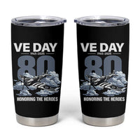 VE Day 80th Anniversary Tumbler Cup 2025 Celebration WWII Remembrance Retro