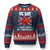 VE Day 80th Anniversary Ugly Christmas Sweater 2025 Celebration Union Flag Poppies WWII Remembrance - Wonder Print Shop