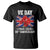 VE Day 80th Anniversary T Shirt 2025 Celebration Union Flag Poppies WWII Remembrance