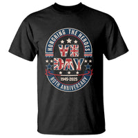 VE Day 80th Anniversary T Shirt 2025 Patriotic WWII Remembrance Vintage